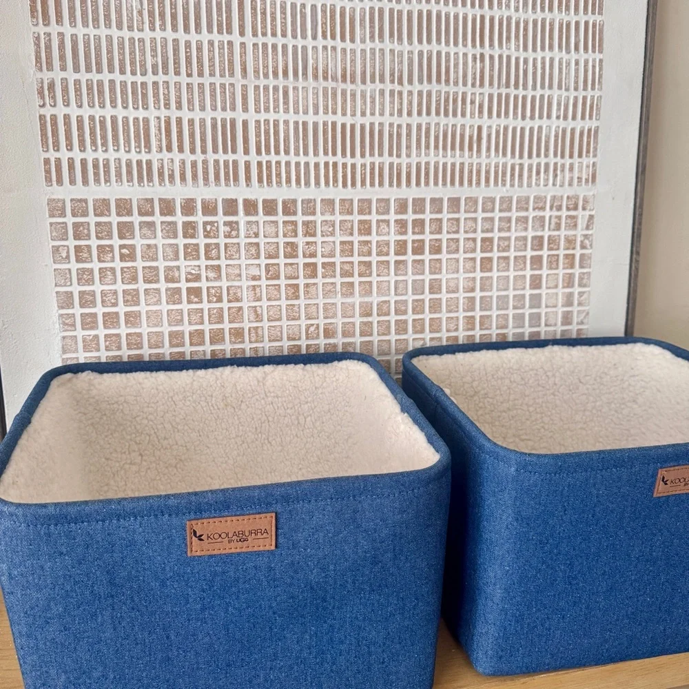 UGG Koolaburra Denim Blue Organizers (Set of 2)